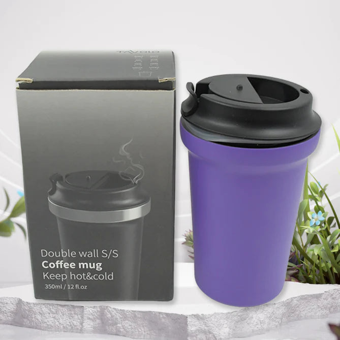 STAINLESS STEEL VACUUM INSULATED COFFEE CUP