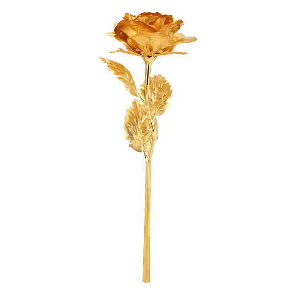 GOLD PLATED ROSE WITH BOX