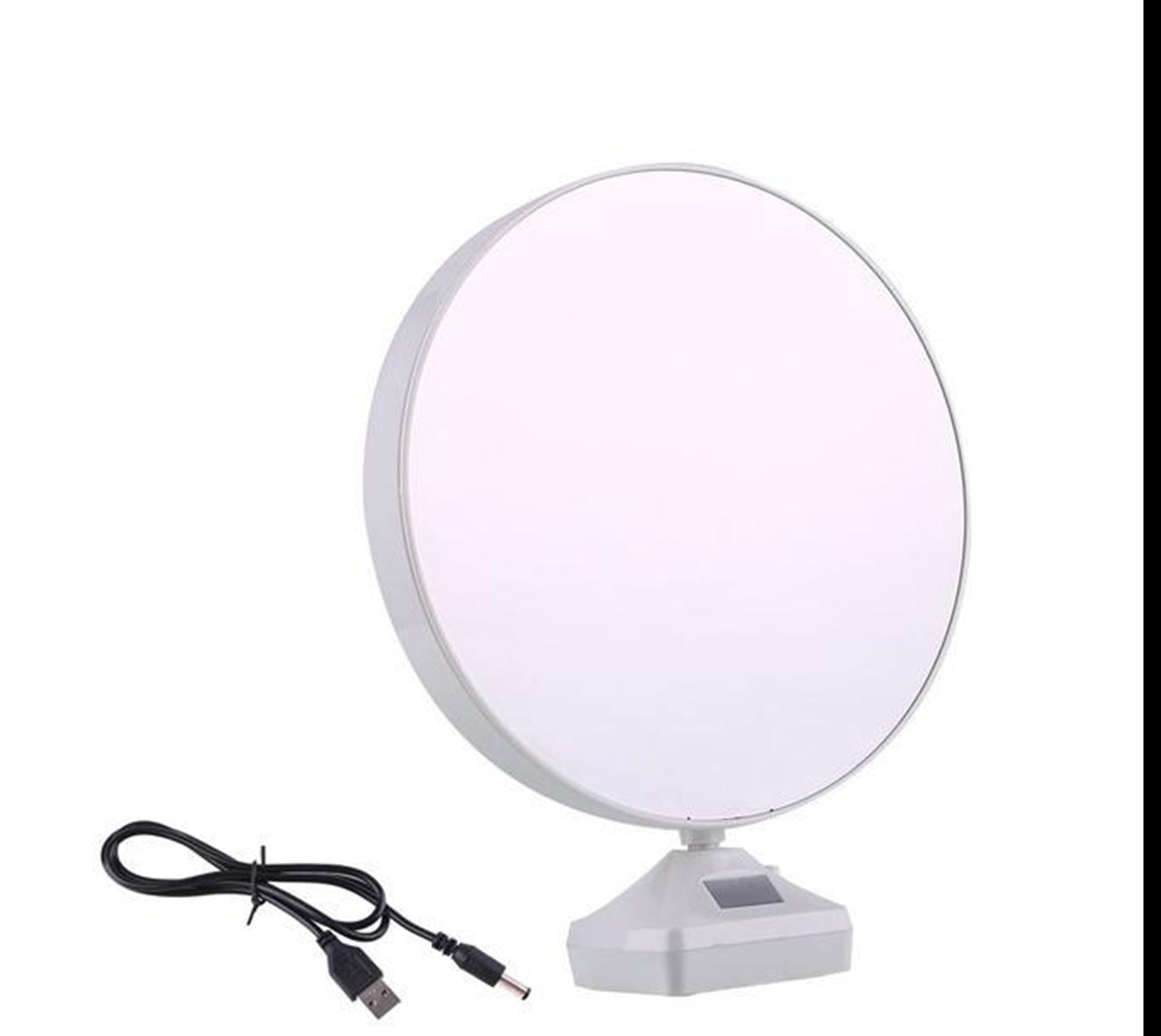Plastic 2 in 1 Mirror Come Photo Frame with Led Light