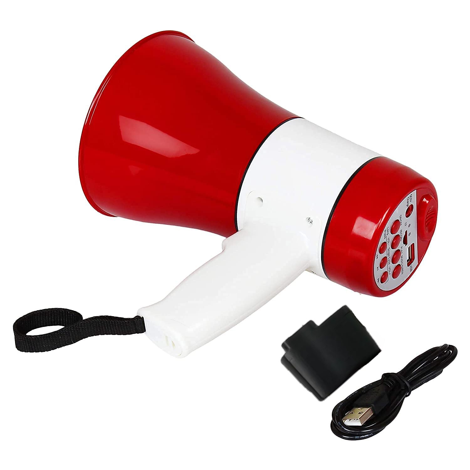 6421 Megaphone Bluetooth 75 Watts Handheld Dynamic Megaphone Outdoor, Indoor PA System Talk/Record/Play/Music/Siren with dog ic 