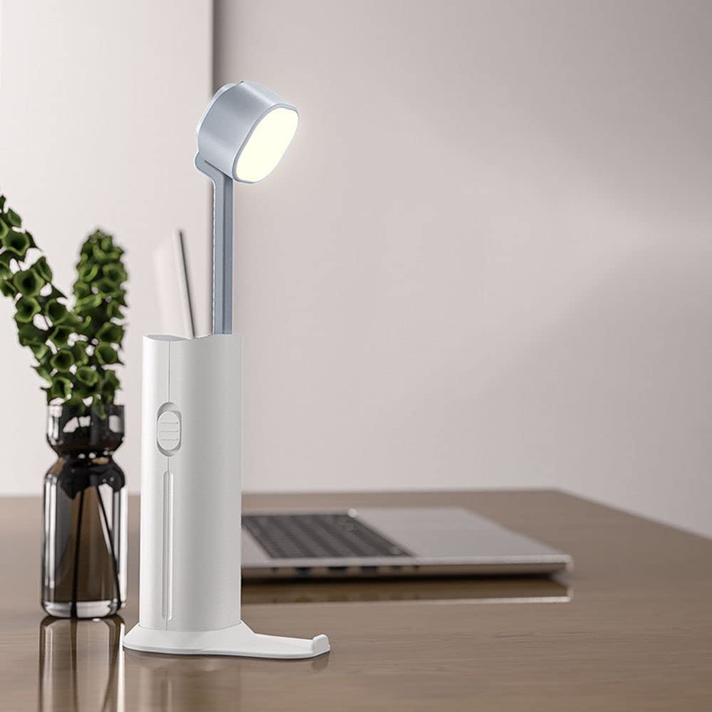 4-in-1 Rechargeable LED Desk Lamp: Portable, Eye-Friendly, and Multi-Functional for Home and Office