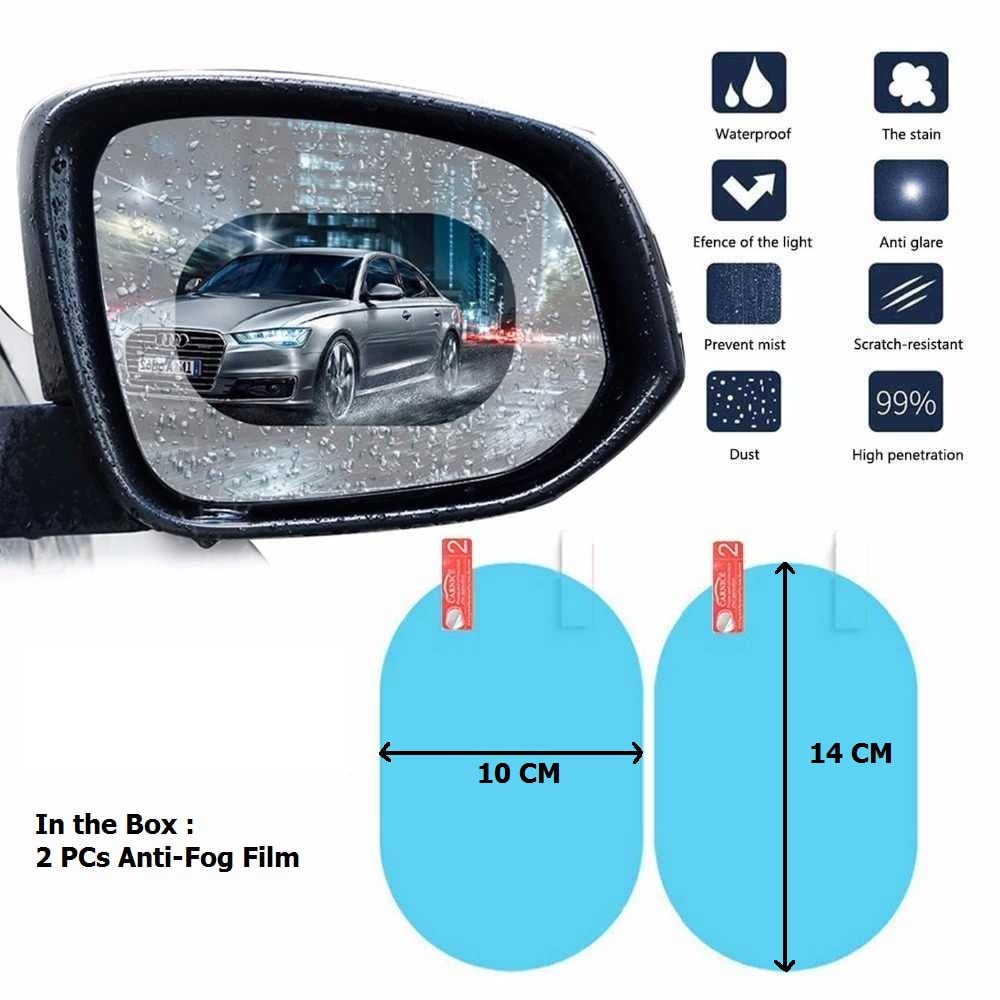 HD Clear Anti-Fog Car Mirror Film for Safe Driving