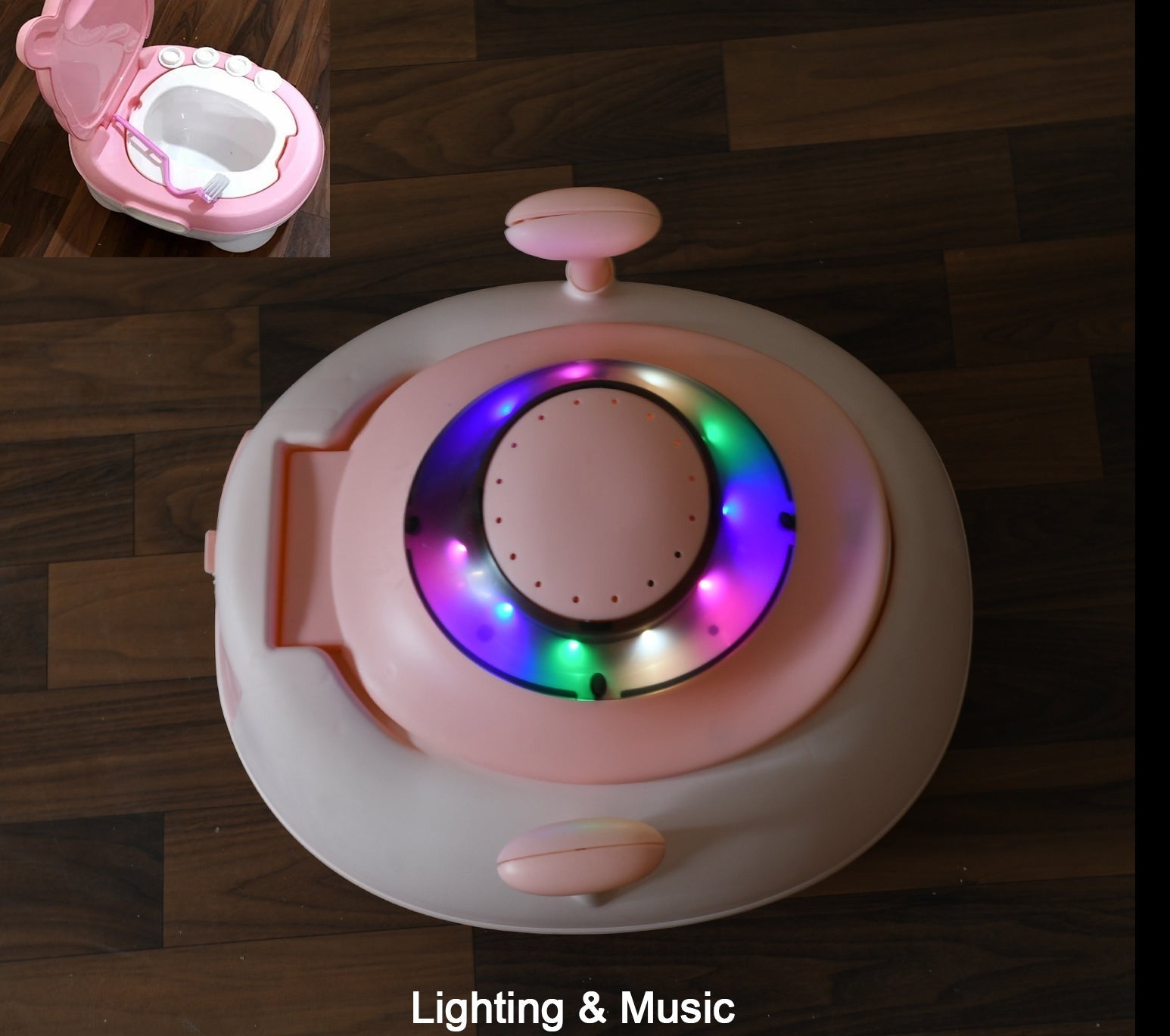 Portable Light & Music Baby Toilet - Potty Training Chair for Toddlers (1+ Year)