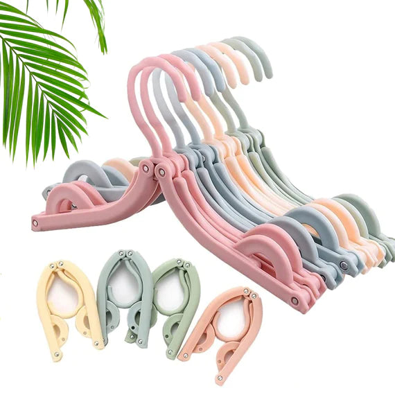 FOLDING CLOTHES HANGERS - PACK OF 5