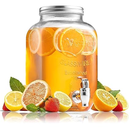 Glass Jar Dispenser (5 Ltr)